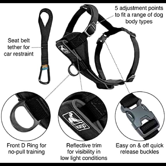 Kurgo Tru-Fit Smart Dog Harness -Auto & Pet Walking Harness NEW!! - Picture 3 of 6
